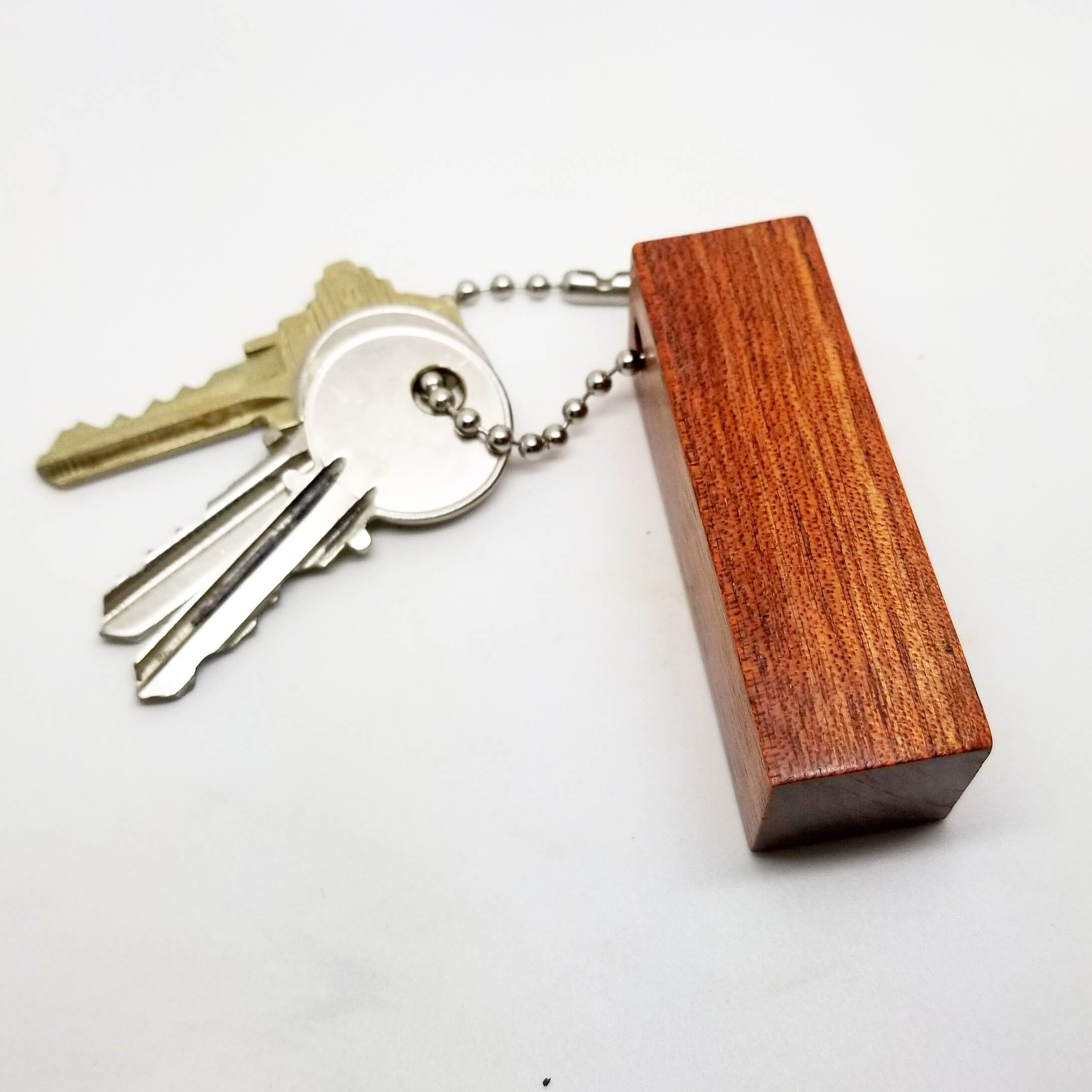 Bloodwood Block Keychain